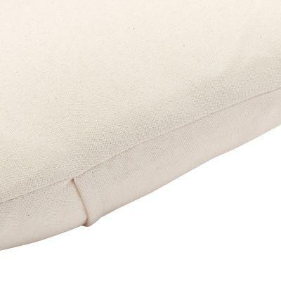 Coussin carré couleur naturel L.35 x l.35 cm