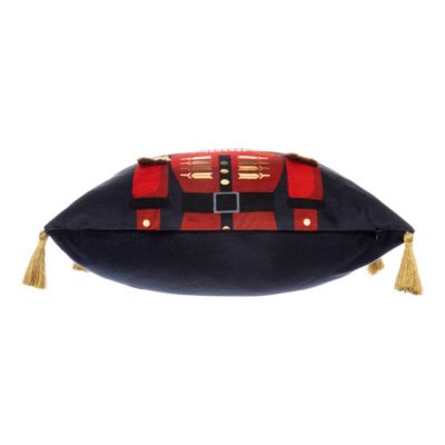 Coussin Casse Noisette "Soir de Noël" 40x40cm Bleu