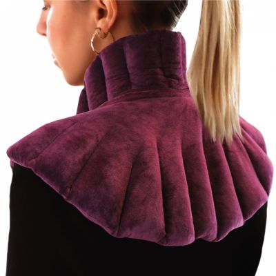 Coussin chauffant, tour de cou pour épaules et nuque - Prune - Vivezen