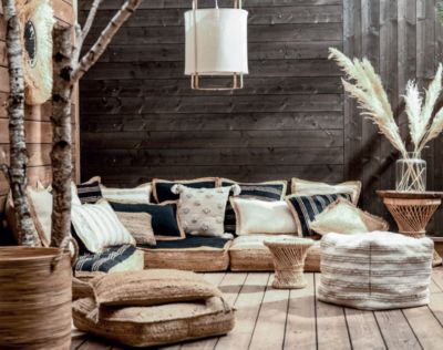 Le coussin déhoussable losanges en relief 40 x 60 cm | Maison | Coussins | Accessoires déco