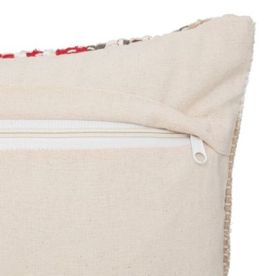 Coussin chindi Row - coton - 40x40 cm - Atmosphera