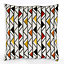 Coussin Colours Carson triangle multicolore 45 x 45 cm