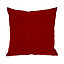 Coussin Colours Valencia rouge 60 x 60 cm