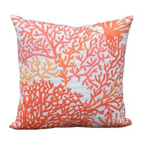 Coussin Corail rouge 45 x 45 cm Proloisirs