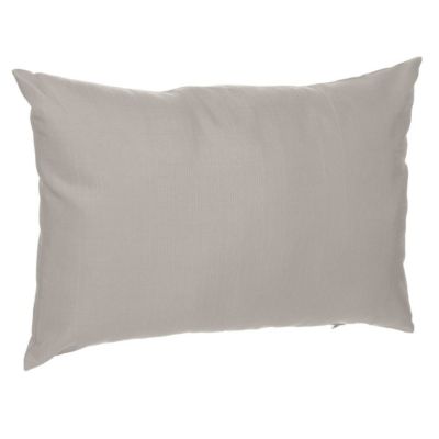 Coussin déco d'extérieur "Korai" taupe 30x50cm en polyester - Hespéride