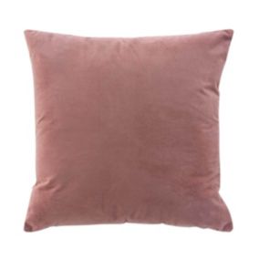 Coussin Déco "velouriane" 50x50cm Rose