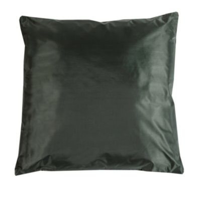 Coussin d'extérieur carré imperméable gris anthracite L.45 x l.45cm Deco&co
