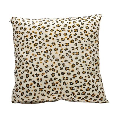 Coussin d'extérieur carré léopard 45 x 45 x 12 cm Tendances et Créations