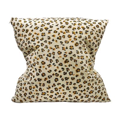 Coussin d'extérieur carré léopard 45 x 45 x 12 cm Tendances et Créations