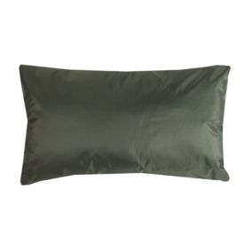 Coussin d'extérieur rectangle imperméable gris anthracite L.30 x l.50cm Deco&co