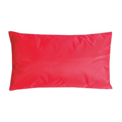 Coussin d'extérieur rectangle imperméable rose fushia L.30 x l.50cm Deco&co