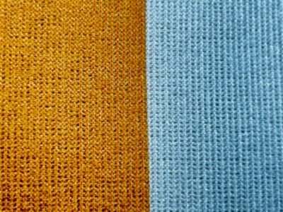 Coussin d'extérieur rectangulaire rayé jaune 45 x 30 x 12 cm Tendances et Créations