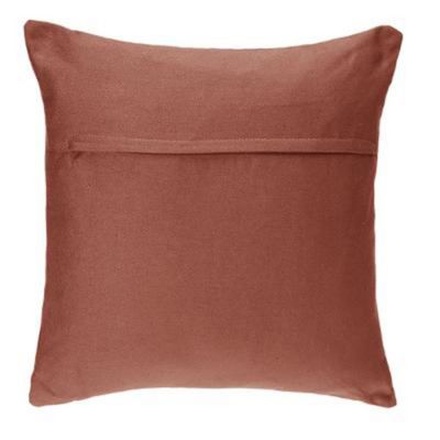 Coussin déhoussable - 38 x 38 cm - Terracotta