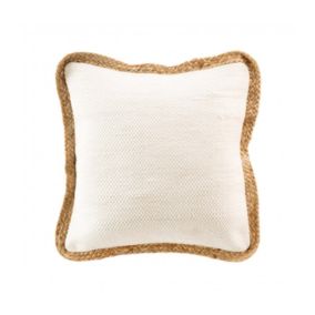 Coussin Déhoussable (45 x 45 cm) Akina Naturel, Coton & Polyester avec - 45x45cm - Naturel