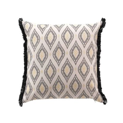 Coussin déhoussable imprimé métallisé Multicolore, L. 45 x l. 45, FELL