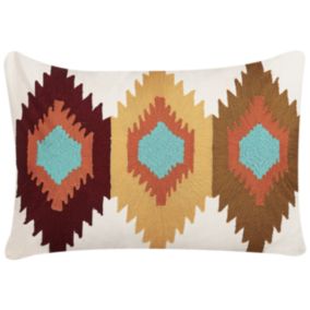 Coussin DANAPUR Coton 40 x 60 cm Multicolore Motif géométrique