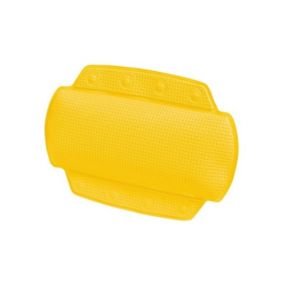 coussin de baignoire PVC ALASKA 32x23cm Jaune Spirella