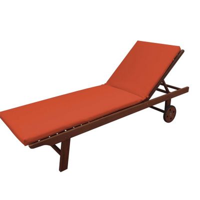 Coussin de bain de soleil Peps terracotta 185 x 55 cm, ép.50mm