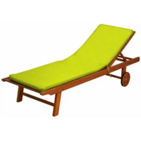 Coussin de bain de soleil Peps vert 185 x 55 cm, ép.50mm