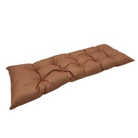 Coussin de banc déperlant terracotta L.120 x l.40 x ep.4cm Ornami