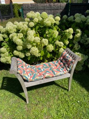 Atyhao Coussin De Banc De Jardin Carreaux Multicolore 120x50x7cm Tissu