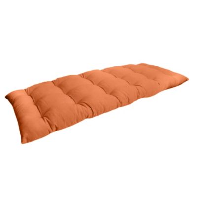 Coussin De Banc Pliable 120x40cm - Épaisseur 8cm - Tissu Polyester Imperméable Anti-taches - Motif Floral - Jardin, Terrasse - 3
