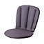 Coussin de chaise / fauteuil Gloria gris fog 98 x 50 cm