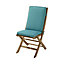 Coussin de chaise / fauteuil Tiga eucalyptus 94 x 40 cm