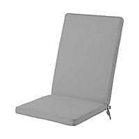 Coussin de chaise / fauteuil Tiga gris 94 x 40 cm