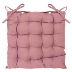 Coussin de Chaise "Loria" 38x38cm Rose