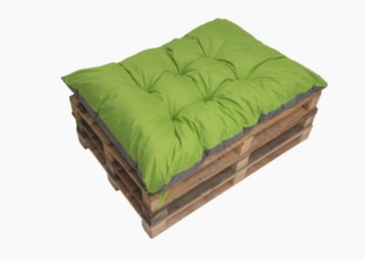Coussin de palette 120x80cm, coussins de banc Citron vert, coussin extérieur/intérieur coussins de sol confortables