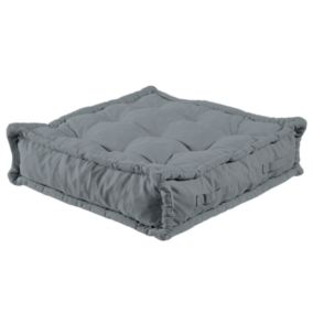 Coussin de sol assise BANANAIR 95 x 95 cm gris clair