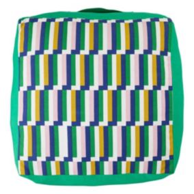 Coussin de sol "Disso" vert 48x48cm - Atmosphera