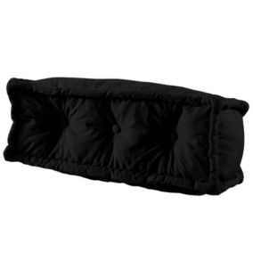 Coussin de sol dossier BANANAIR 95x40 cm noir