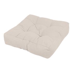 Coussin de sol Hiva beige L.50 x l.50 x ep.10cm GoodHome