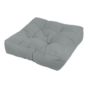 Coussin de sol Hiva gris L.50 x l.50 x ep.10cm GoodHome