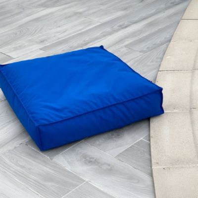 Coussin de sol inter / exter (71x71x35 cm - Bleu)