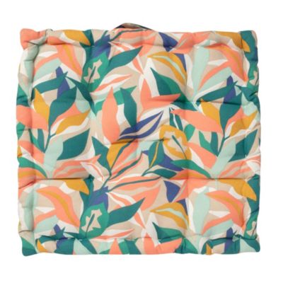 Coussin de sol Kavala imprimé multicolore L.45 x l.45 x ep.10cm