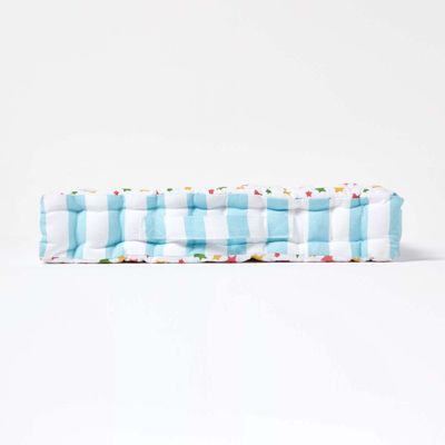 Coussin de sol multicolore - étoiles - 40 x 40 cm - HOMESCAPES