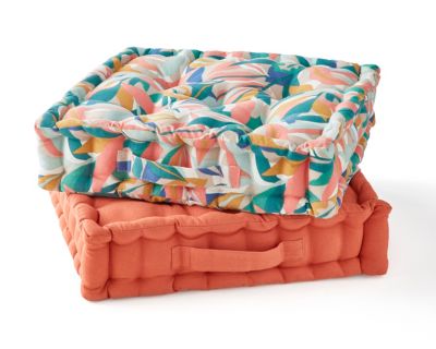 Coussin de sol Mykonos terracotta L.45 x l.45 x ep.10cm