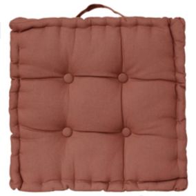 Coussin de sol terracotta 40x40 cm - Atmosphera