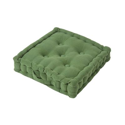 Coussin de sol vert - rajput - 40 x 40 cm - HOMESCAPES