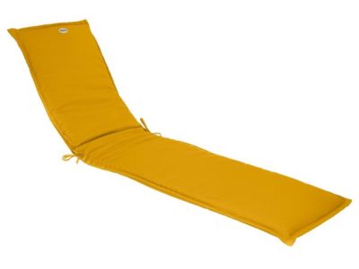 Coussin de transat Korai jaune moutarde 190 cm - Hespéride