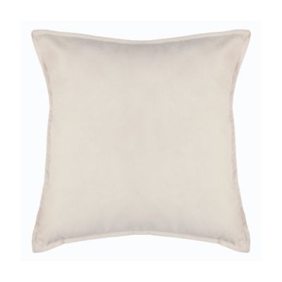 Coussin déhoussable Lilou beige ivoire L.45 x 45 cm Atmosphera