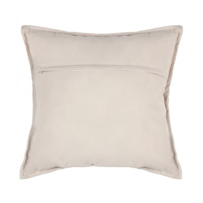 Coussin déhoussable Lilou beige ivoire L.45 x 45 cm Atmosphera