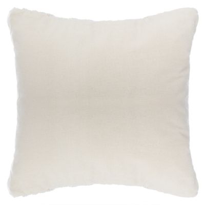 Coussin déhoussable Macramé été beige L.40 x l.40 cm Atmosphera