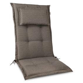 Coussin dossier haut Coussin exterieur jardin HighLux HL Pigeon 120x52x7cm