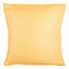 Coussin Effet lin Nubia 43x43cm Ocre