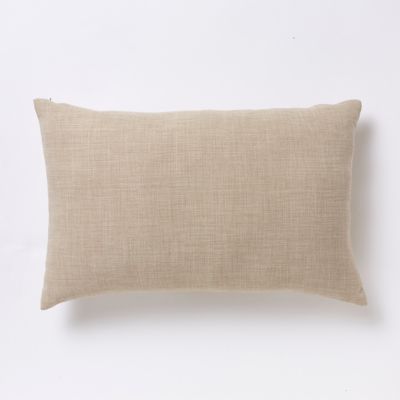 Coussin effet tissé Novan beige l.40 x L.60cm GoodHome