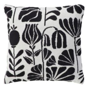 Coussin effet tricot 40 x 40 cm Twisted Lime